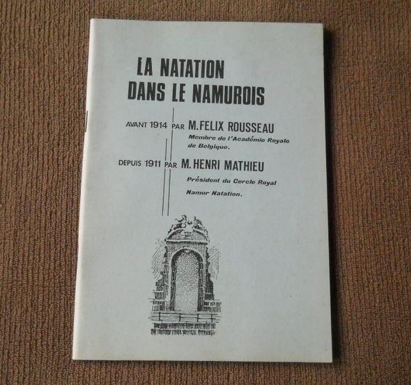 La natation dans le Namurois - Namur, Livres, Enlèvement ou Envoi, Utilisé