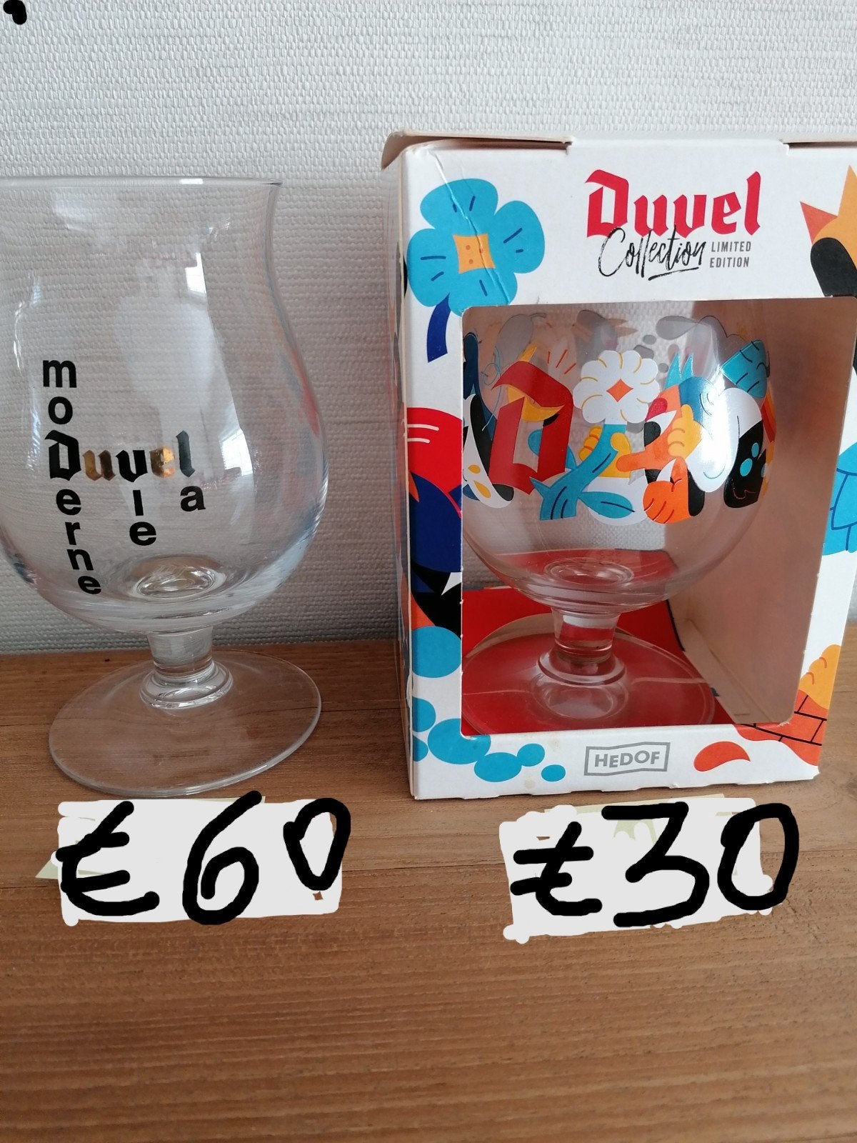 2 verschillende nieuwe DUVEL GLAZEN. prijzen zie foto's., Ophalen, Duvel