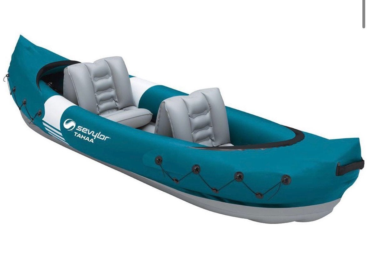 Sevylor Tahaa - opblaasbare kajak voor 2 personen, Watersport en Boten, Ophalen, Zo goed als nieuw, Twee personen, Kajak