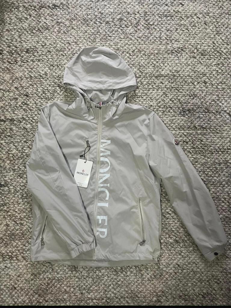 Moncler jas heren, Ophalen of Verzenden, Gedragen, Maat 48/50 (M), Wit
