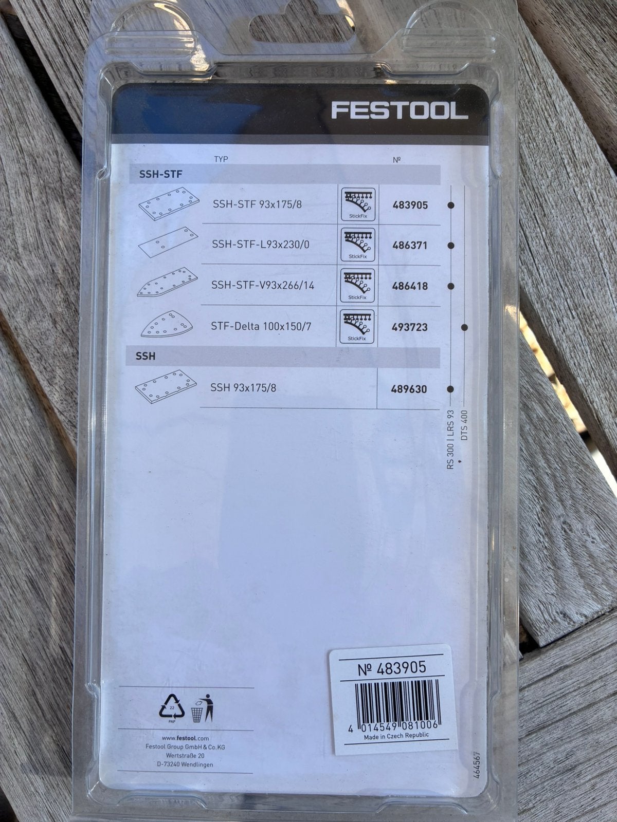 Schurpad Festool, Enlèvement, Comme neuf