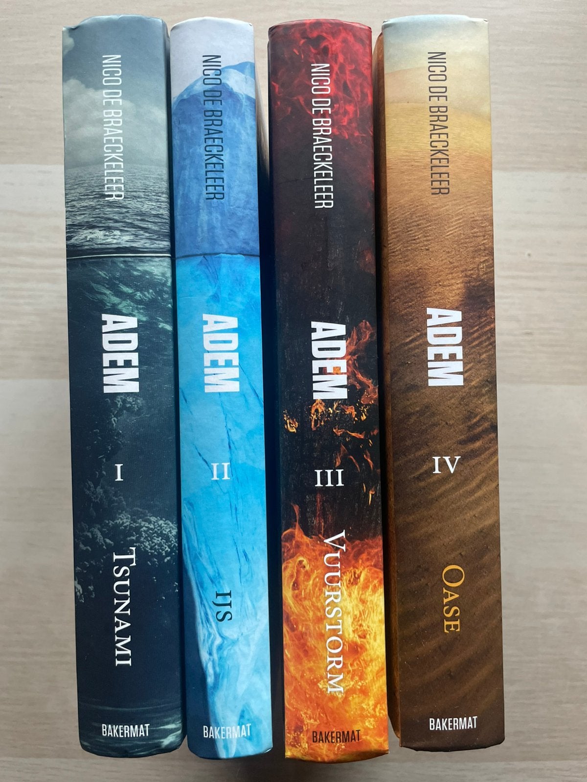 Boekenreeks ‘Adem’ 1 t.e.m. 4, Boeken, Ophalen of Verzenden, Zo goed als nieuw