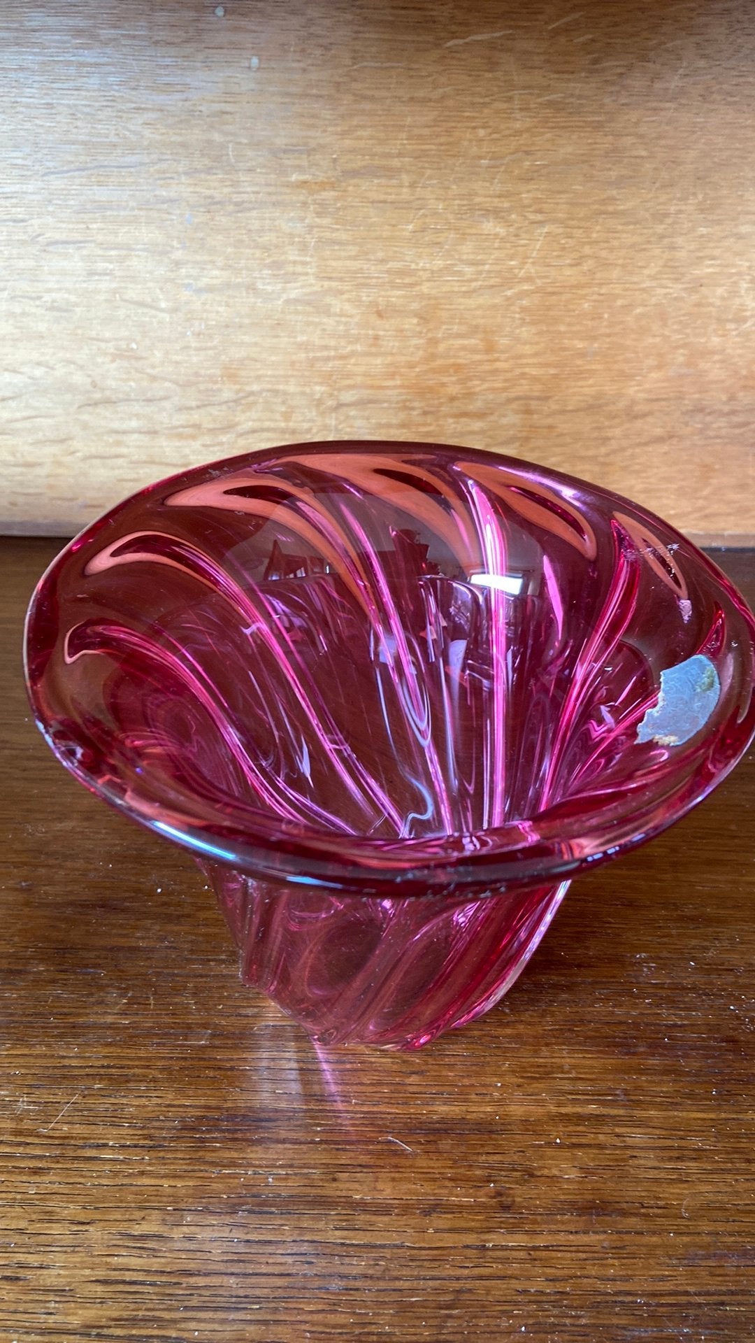 Vase Val Saint Lambert années 60, Antiquités & Art, Enlèvement ou Envoi