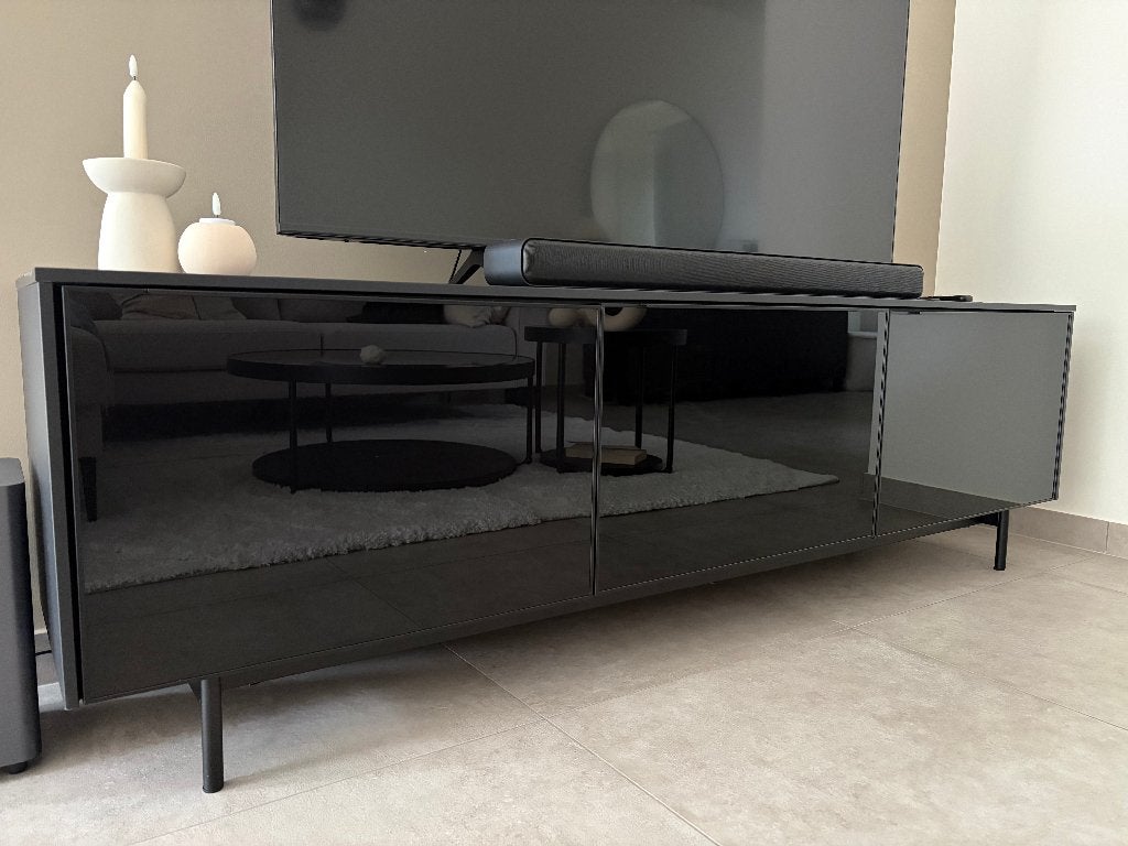 Ikea Rannäs tv-meubel, Huis en Inrichting, Ophalen, 150 tot 200 cm, Zo goed als nieuw, Minder dan 100 cm
