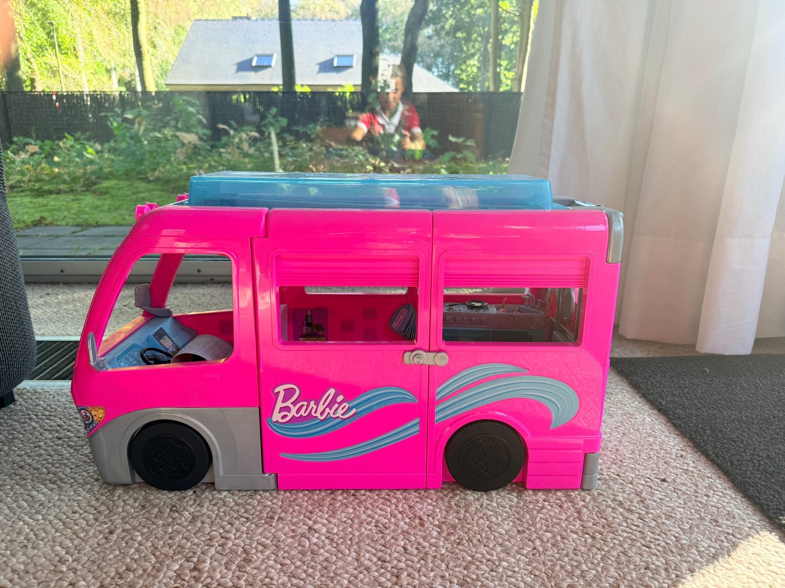 Barbie camper, Ophalen of Verzenden, Zo goed als nieuw
