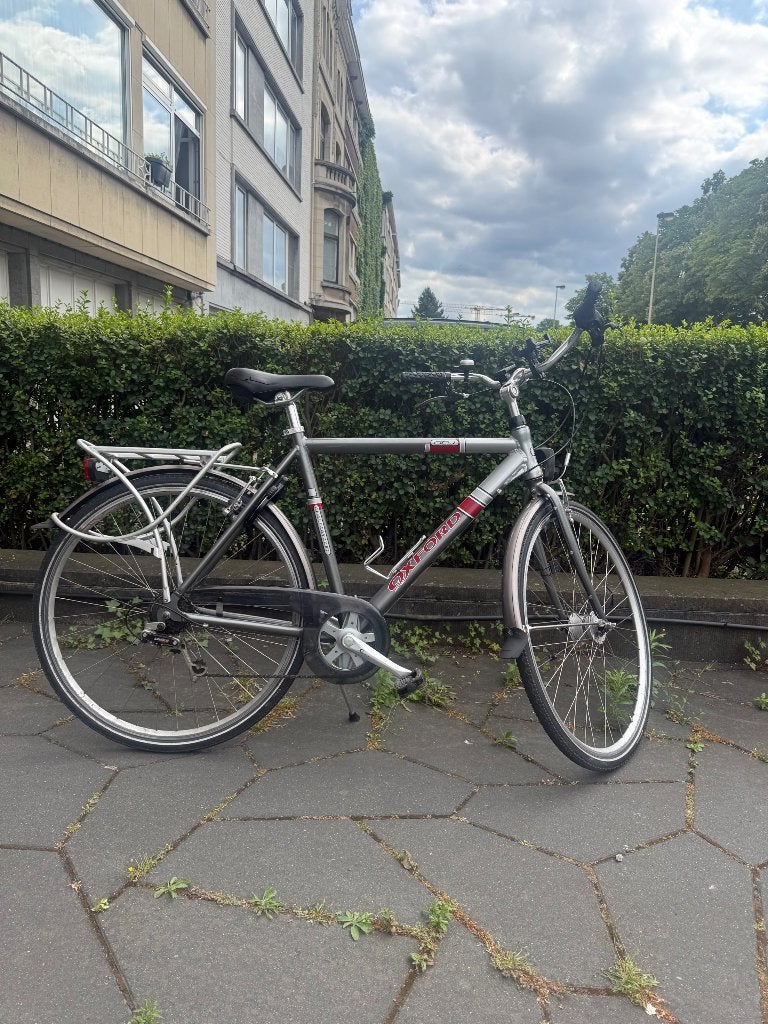 Herenfiets Oxford, Fietsen en Brommers, Fietsen | Heren | Herenfietsen, Gebruikt, Velgrem, Versnellingen, Ophalen