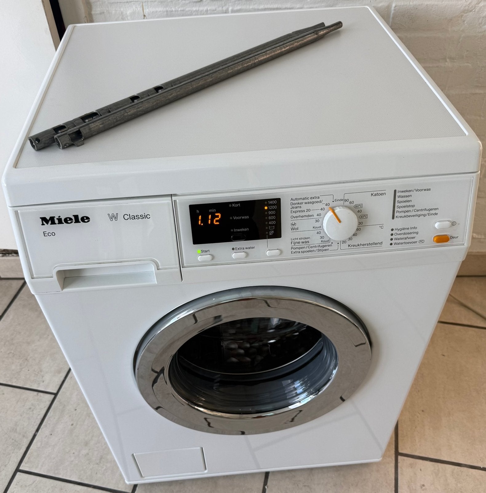 Consommation d'énergie Miele7Kilo 1400minA+++ parfait état, 1200 à 1600 tours, 6 à 8 kg, Comme neuf, Chargeur frontal