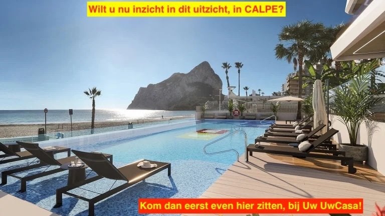 Uw eigen nieuwe Appartement aan zee in CALPE met ook nog die, Immo, Dorp, Spanje, CALPE, 3 kamers