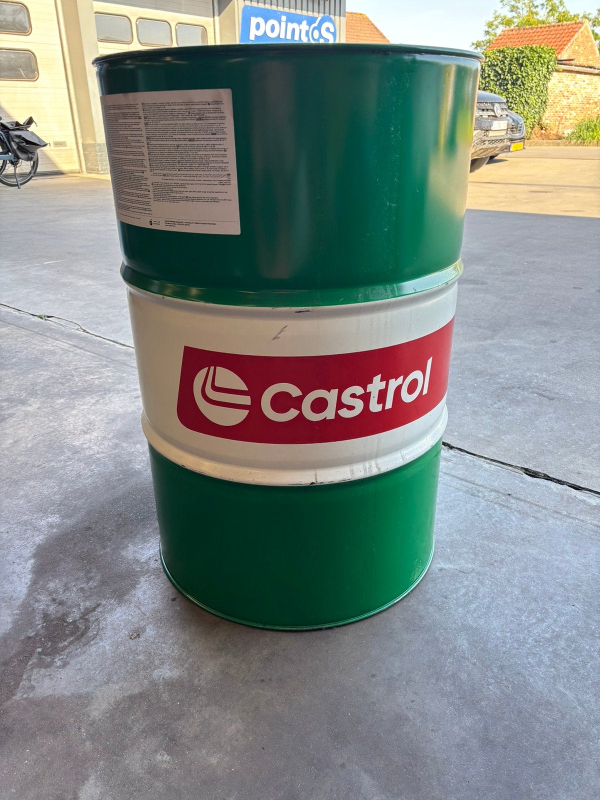 Lege vaten castrol, Enlèvement, Utilisé