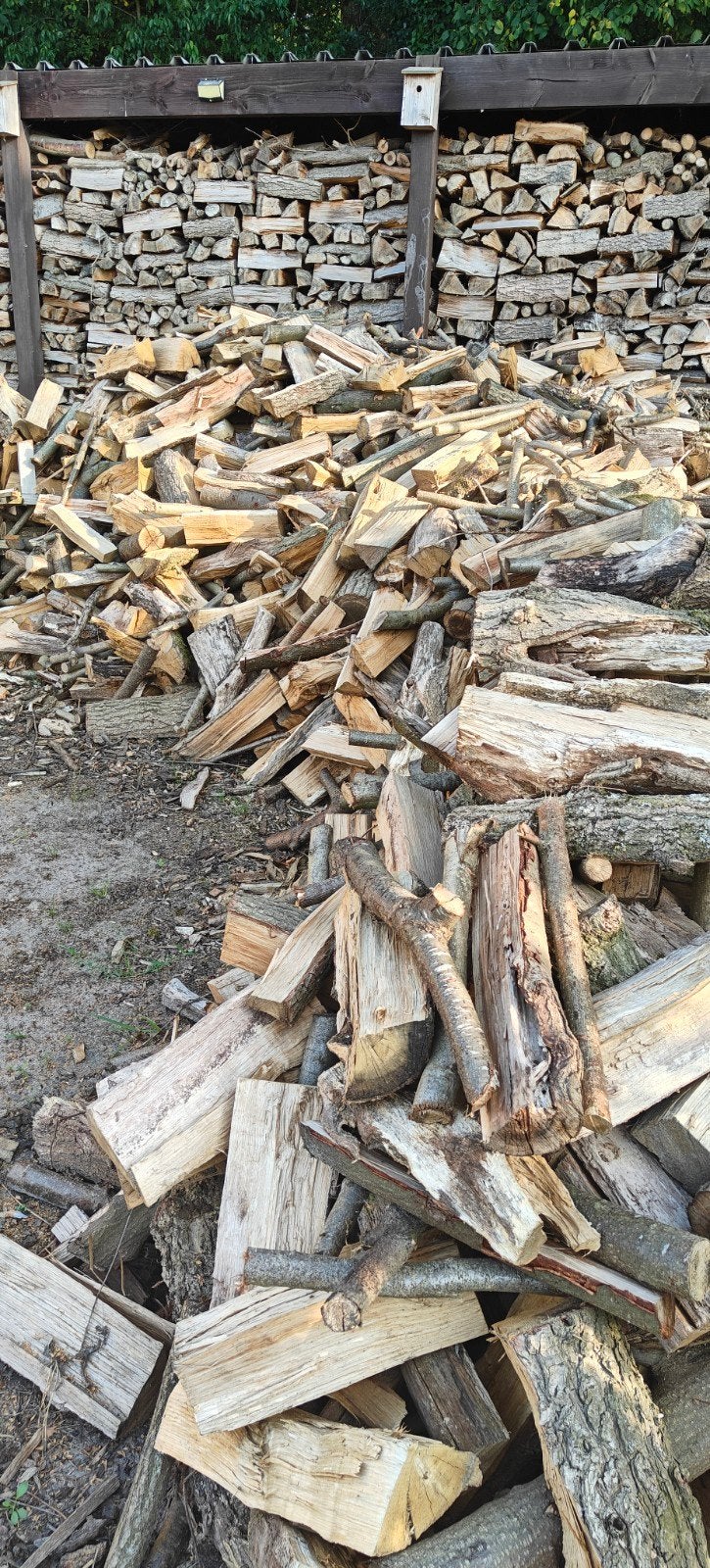 Brandhout te koop, Tuin en Terras, Brandhout, 6 m³ of meer, Ophalen, Eikenhout