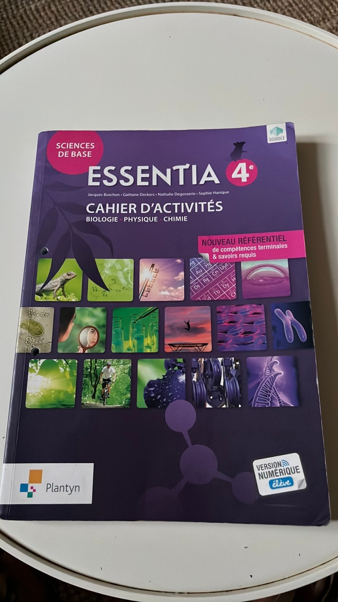 Essentia 4 - cahier d’activités, Livres, Enlèvement, Utilisé, Secondaire, Biologie