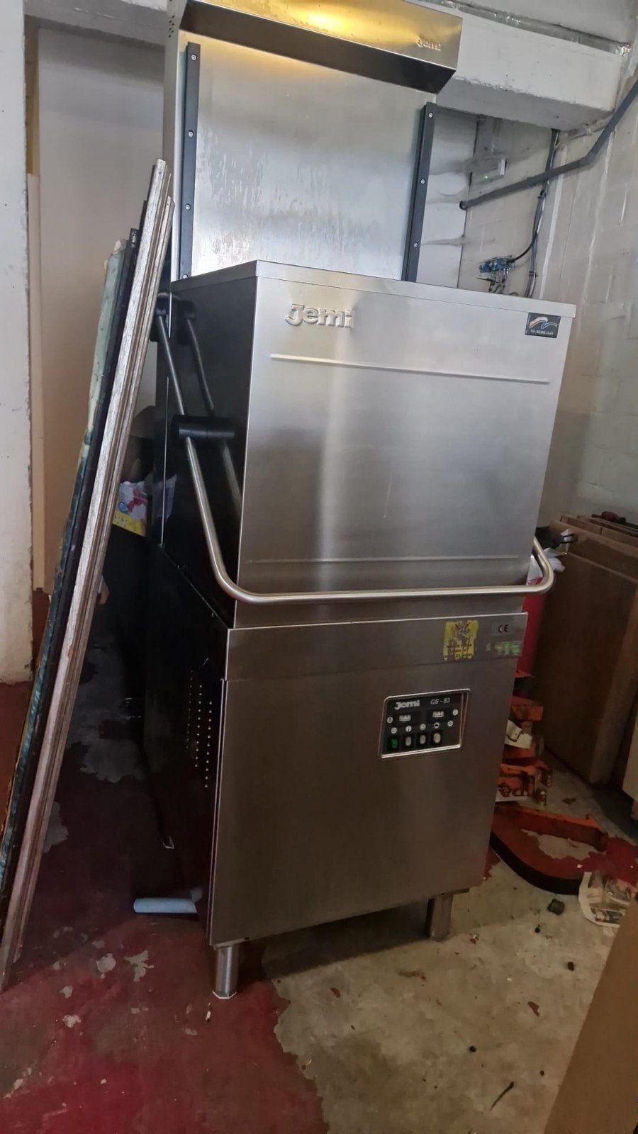 Professionele horeca-vaatwasser Jemi GS-83, Ophalen, Gebruikt