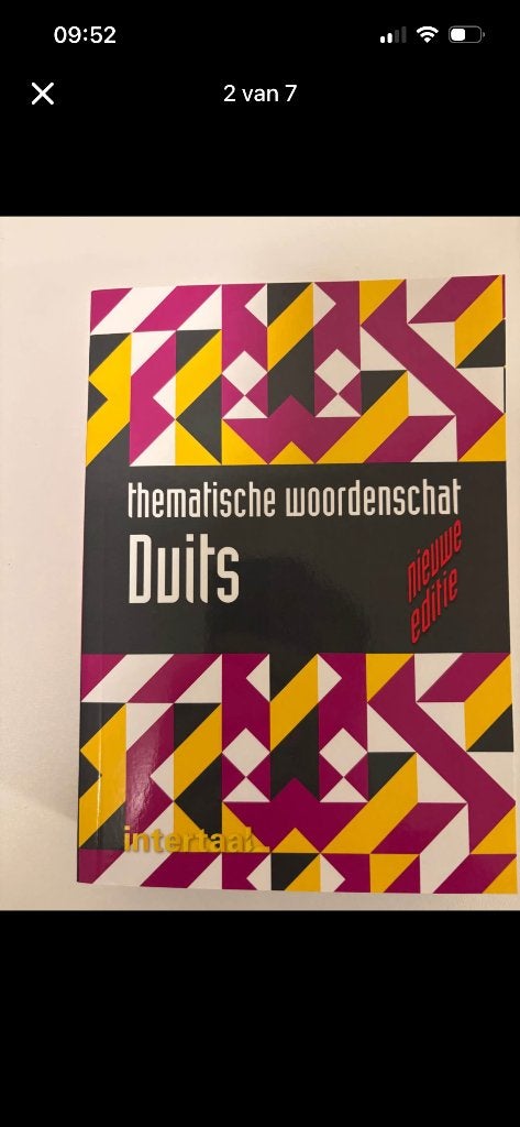 Thematische woordenschat Duits, Livres, Enlèvement, Neuf, Autres niveaux, Allemand
