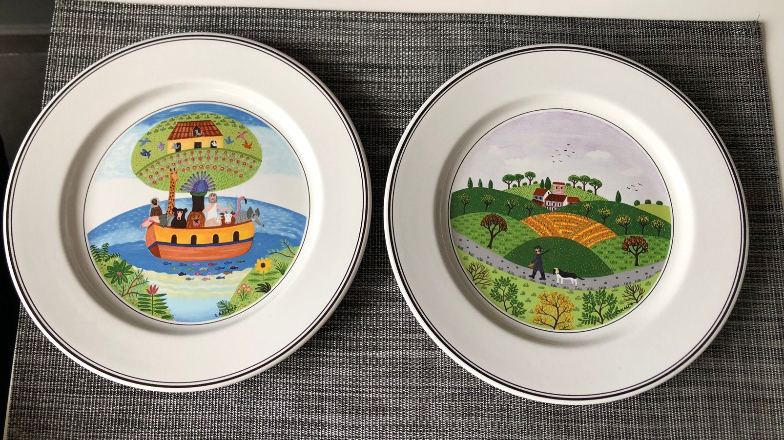 Villeroy & Boch Design Naif dessertborden x 2, Huis en Inrichting, Keuken | Servies, Gebruikt, Villeroy & Boch, Ophalen of Verzenden