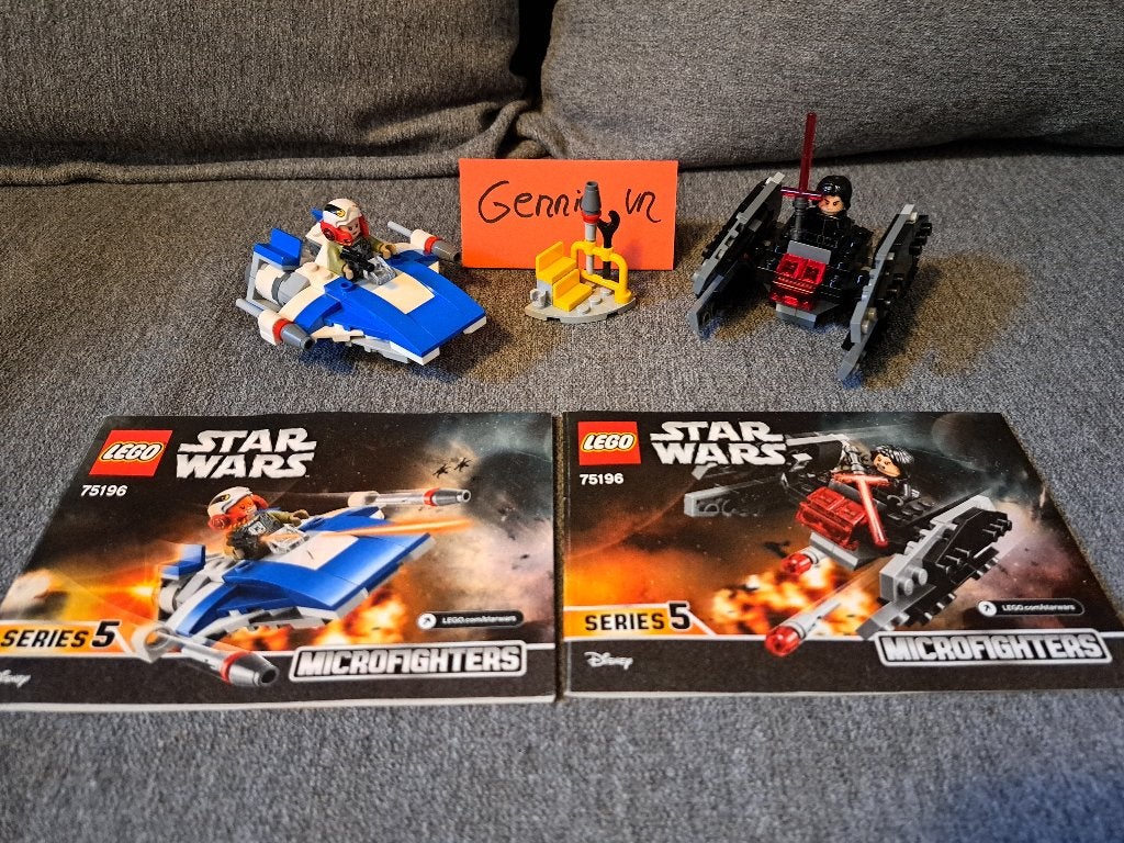 Lego 75196 - A-wing vs. TIE Silencer microfighters, Gebruikt, Star Wars, Lego, Ophalen of Verzenden