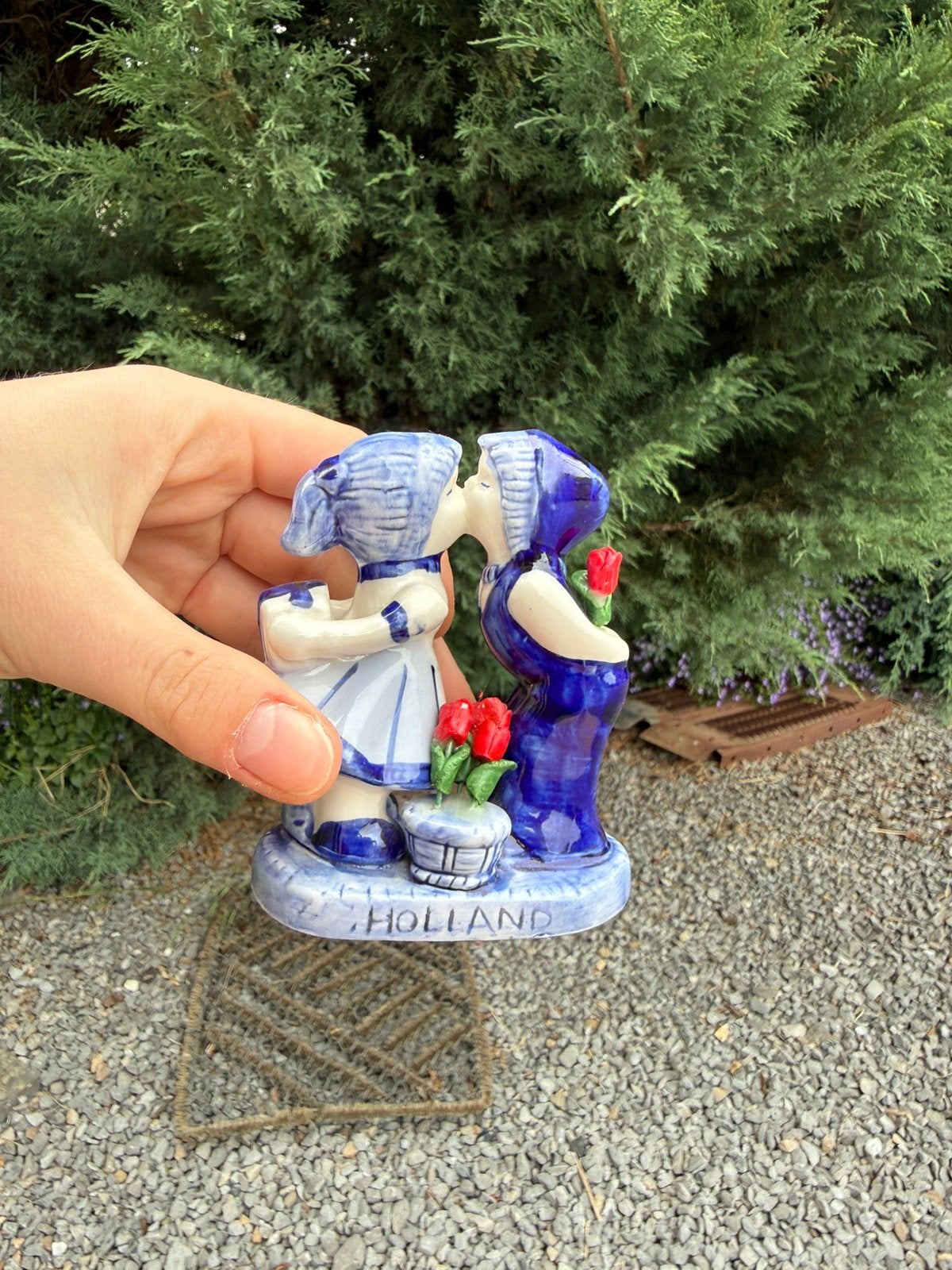 Figurine souvenir Hollande en céramique, Envoi, Comme neuf, Autres matériaux, Homme