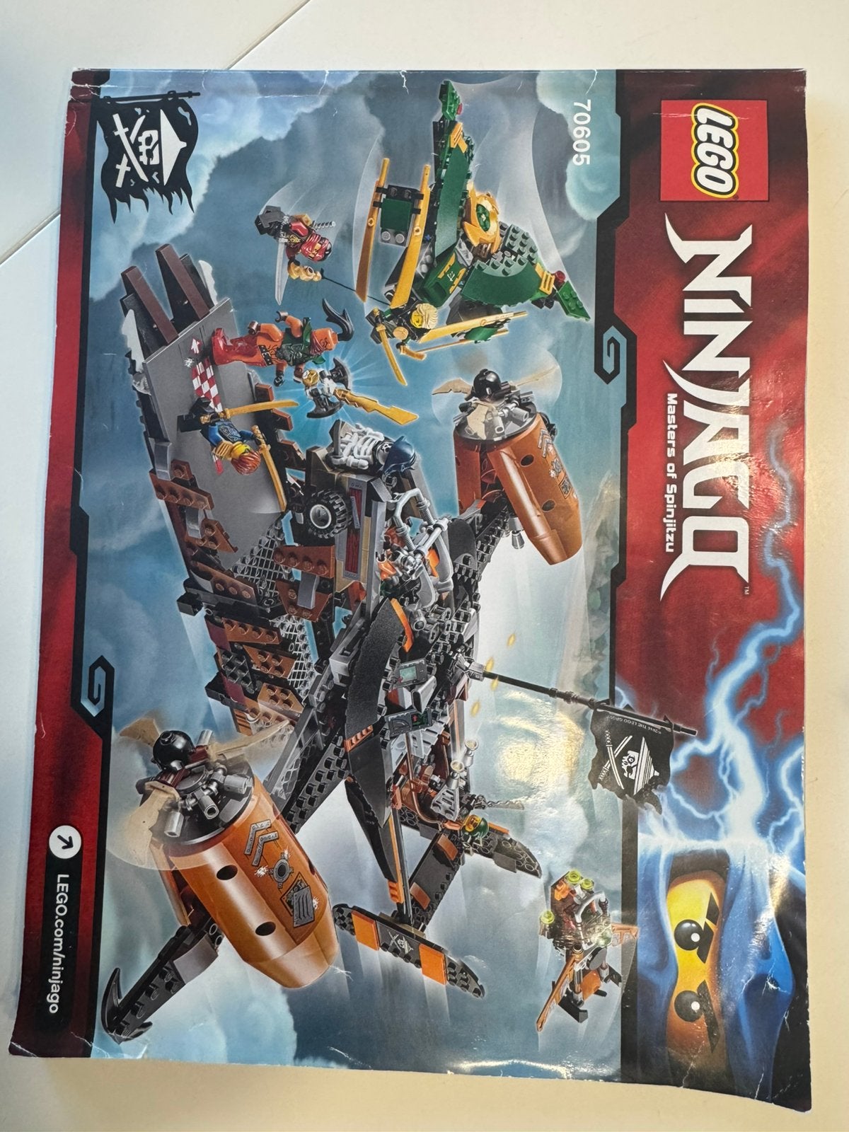 Lego Ninjago 70605 Terreurschip, Lego, Ophalen of Verzenden, Zo goed als nieuw, Compleet