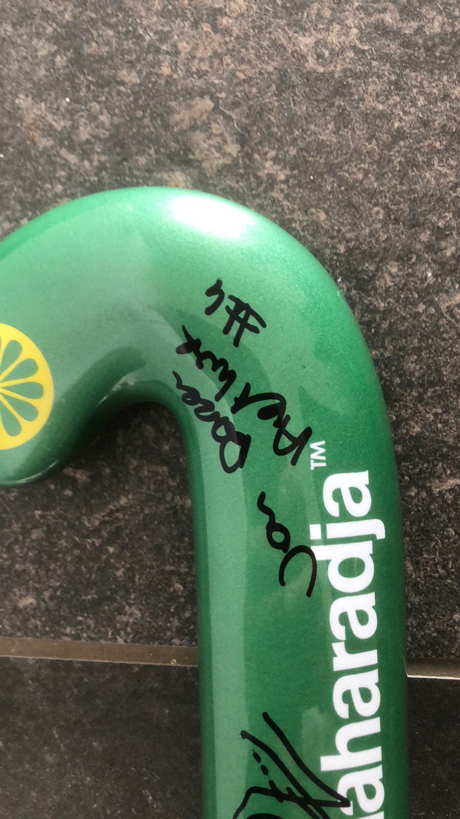 Nieuwe gesigneerde stick Van Doren Arthur, Sport en Fitness, Ophalen, Nieuw, Stick