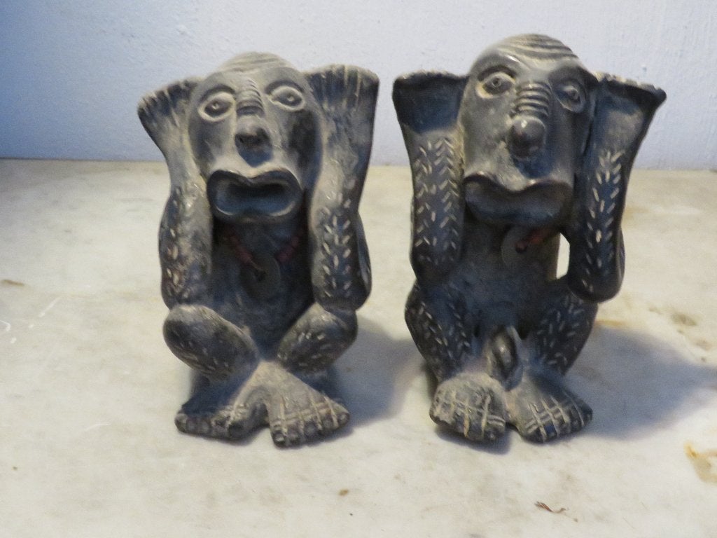 Sculptures  en pierre, Afrique de l'Ouest britannique,  1940, Antiquités & Art, Art | Sculptures & Bois, Enlèvement ou Envoi, Homme