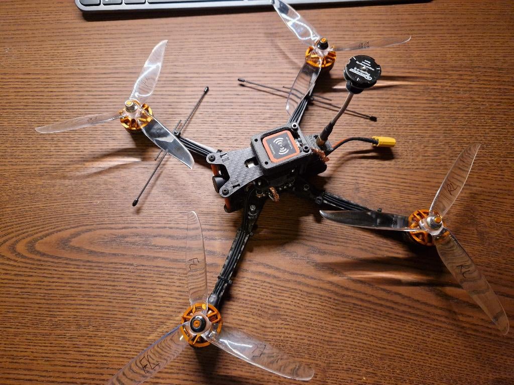 Ultra long range 7 inch quad + 2x lion battery 6000mAh, Elektro, Quadcopter of Multicopter, RTF (Ready to Fly), Ophalen of Verzenden