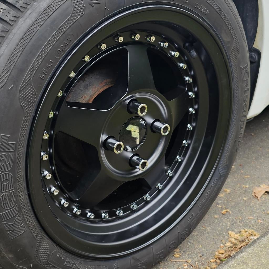 Jantes JR Wheels JR6 4x100 ET35 neuves négociable, Auto-onderdelen, Banden en Velgen, Ophalen, 15 inch, Velg(en)