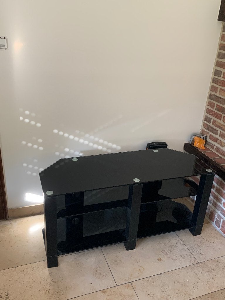 Tv meubel, Huis en Inrichting, Ophalen, Nieuw, Glas