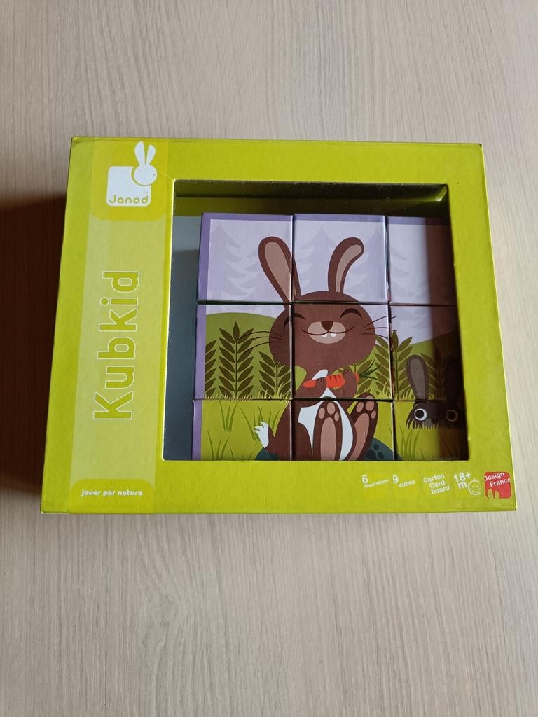 Janod Blokkenpuzzel, Ophalen of Verzenden