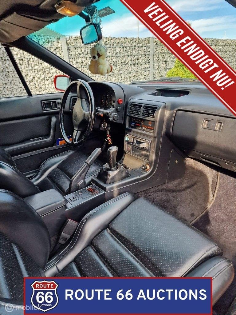 Mazda RX-7 Cabriolet | 1988 | Route 66 Auctions, Auto's, Zwart, Bedrijf, Handgeschakeld, Overige carrosserie