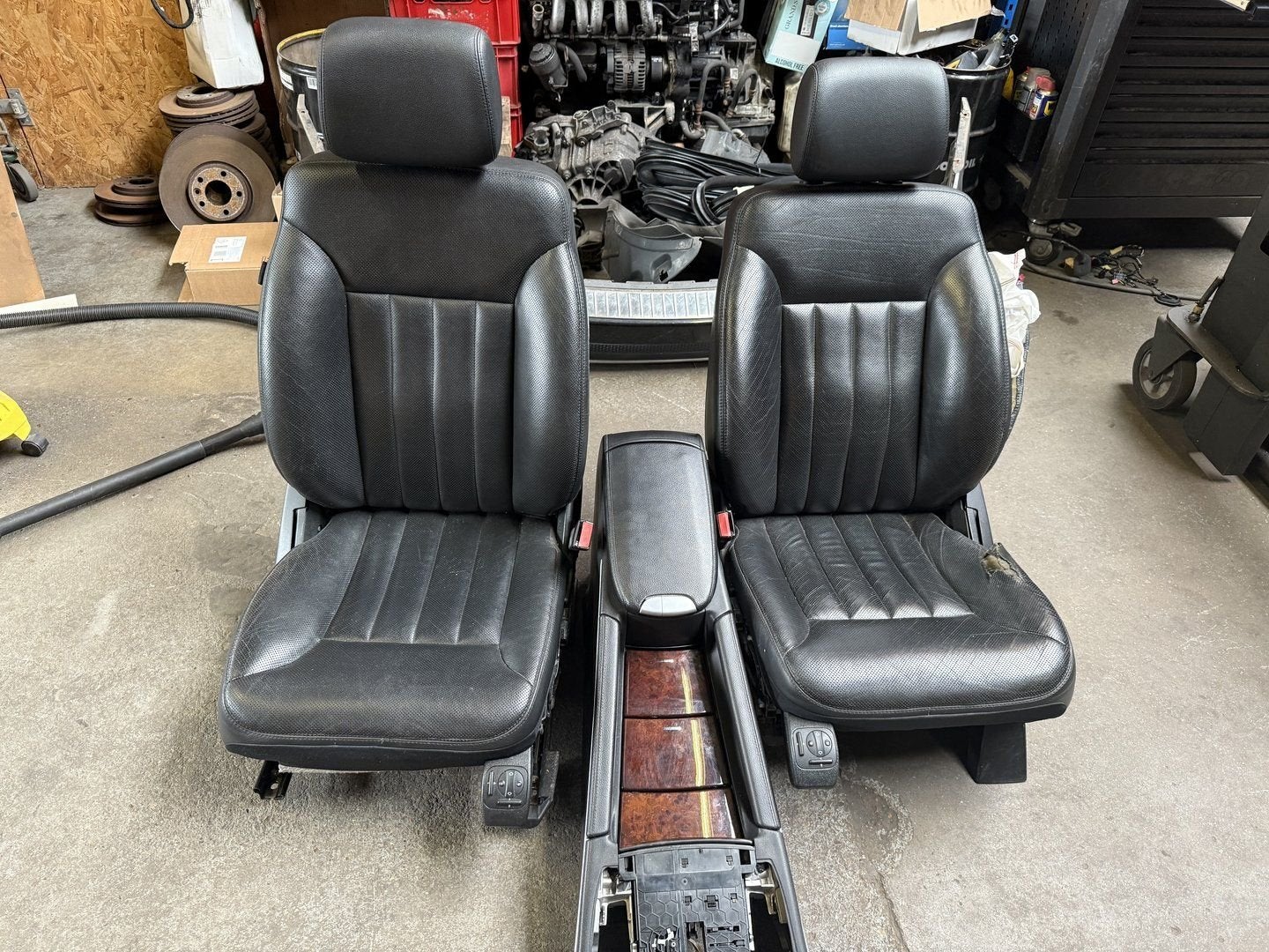 Mercedes-Benz ML W164 lederen voorstoelen, Auto-onderdelen, Ophalen, Gebruikt, -, -