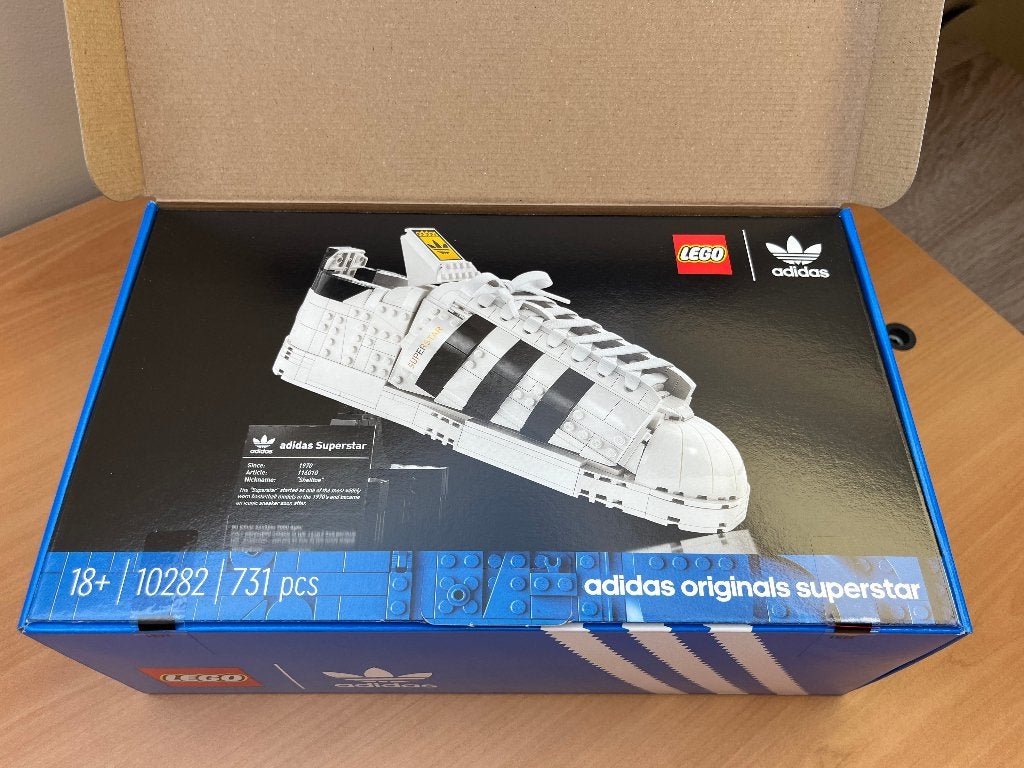 Lego Adidas Schoen set 10282, Neuf, Enlèvement ou Envoi, Instructions incluses, Lego
