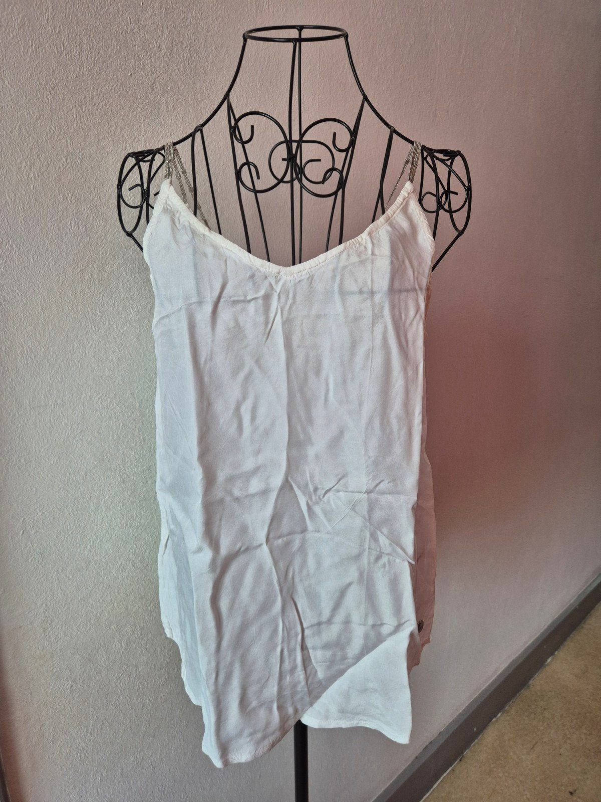 Débardeur sora bretelles bijoux 38, Kleding | Dames, T-shirts, Maat 38/40 (M), Wit, Sora, Ophalen of Verzenden
