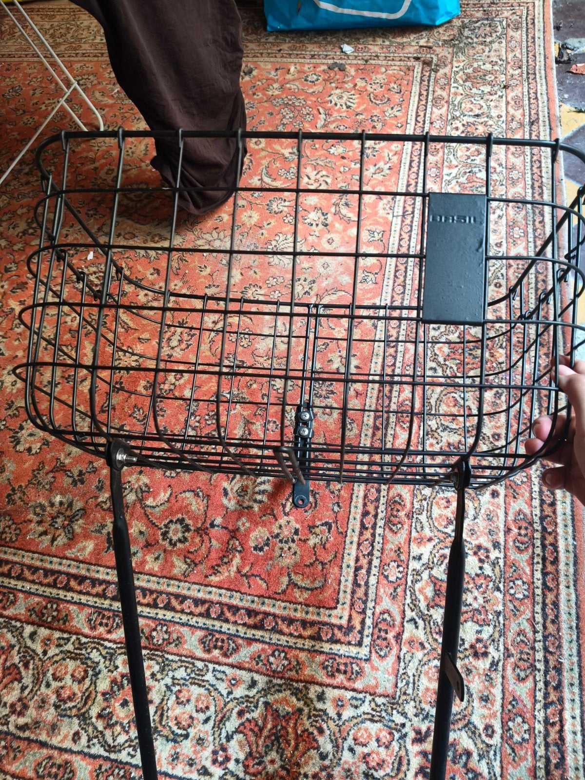 fietsmand Basil, Vélos & Vélomoteurs, Accessoires vélo | Paniers de vélo, Enlèvement, Neuf, Panier de vélo, Fixation au guidon
