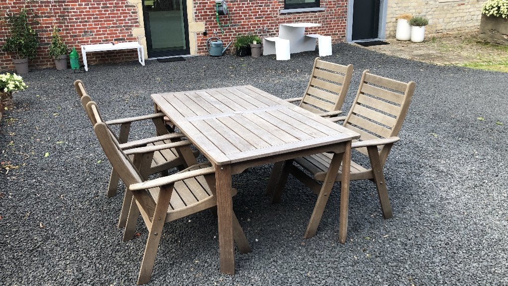 Chaise de jardin - bois (Australian Redwood), Enlèvement, Utilisé, Bois
