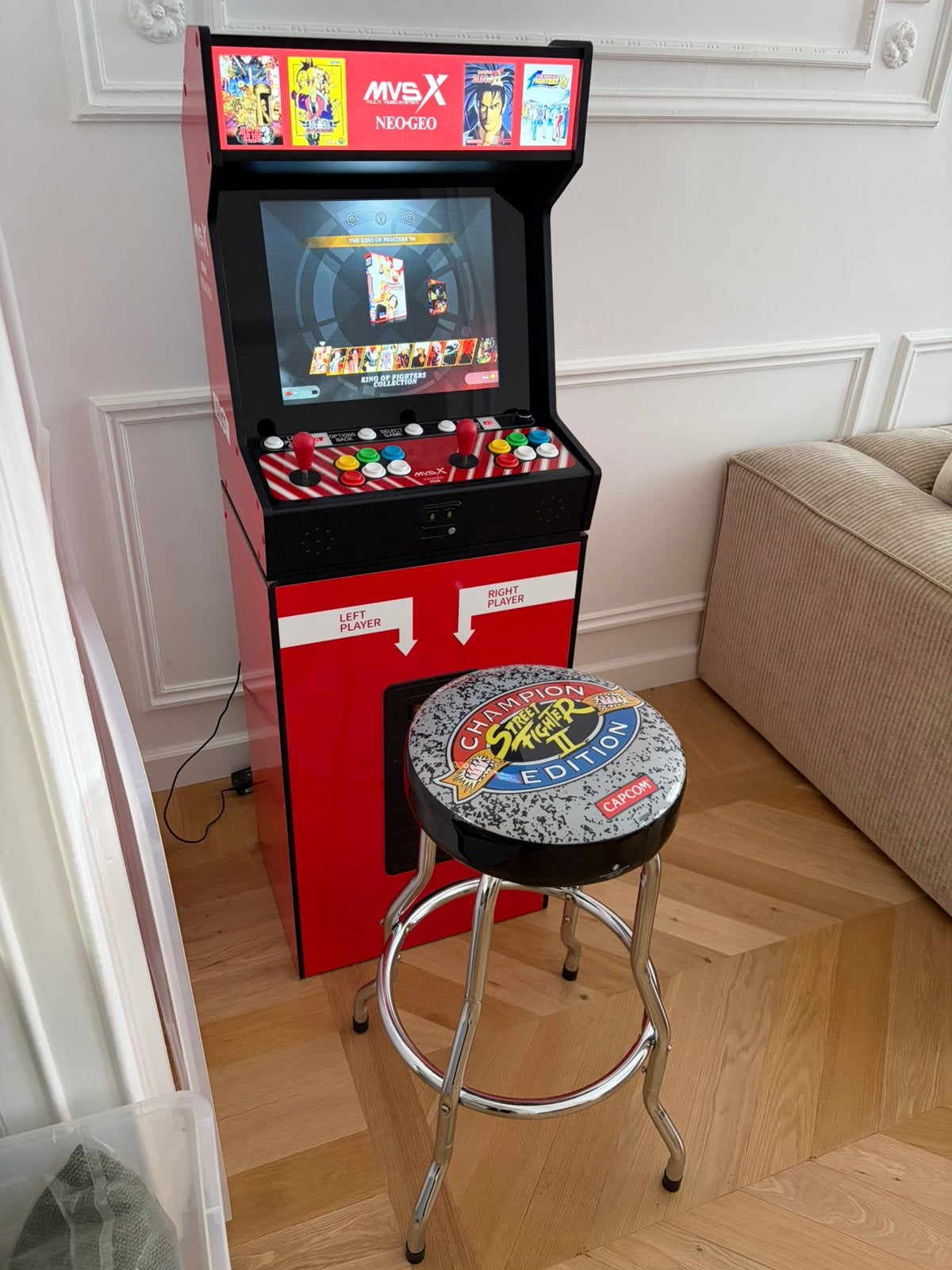 MV SX Home Arcade retro arcademachine, Ophalen