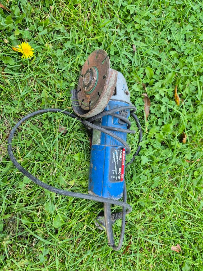 Slijpmachine Bosch, Ophalen