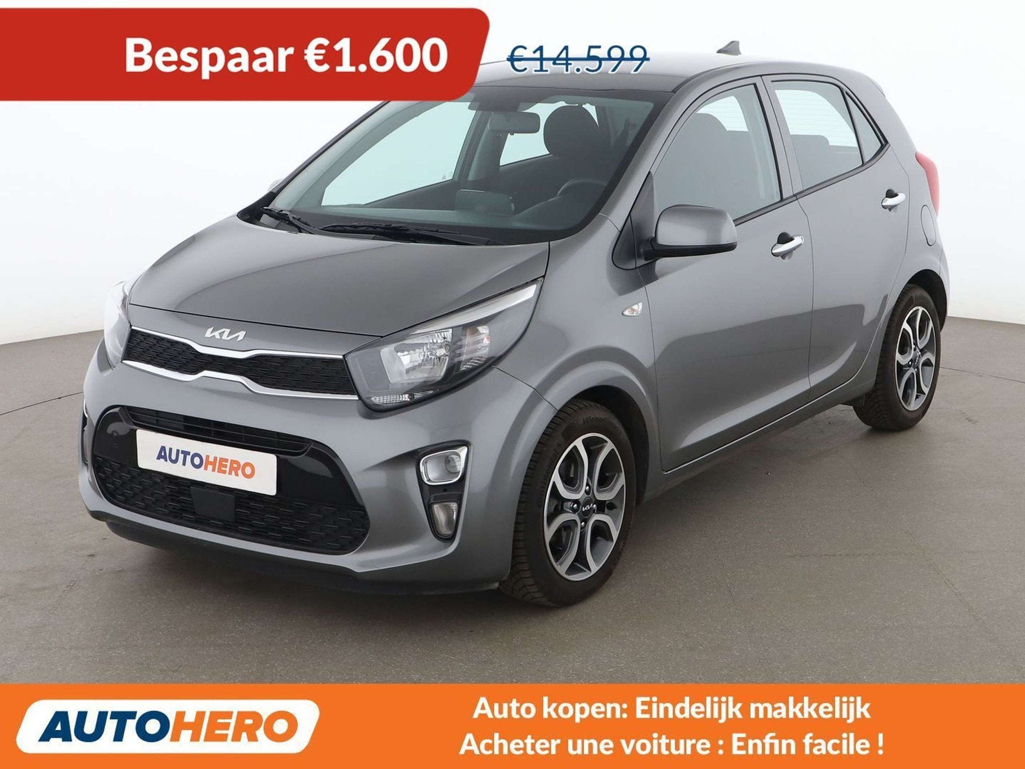 Kia Picanto 1.0 Vision (bj 2022, automaat), Auto's, Kia, Gebruikt, 5 zetels, 5 deurs, 981 kg