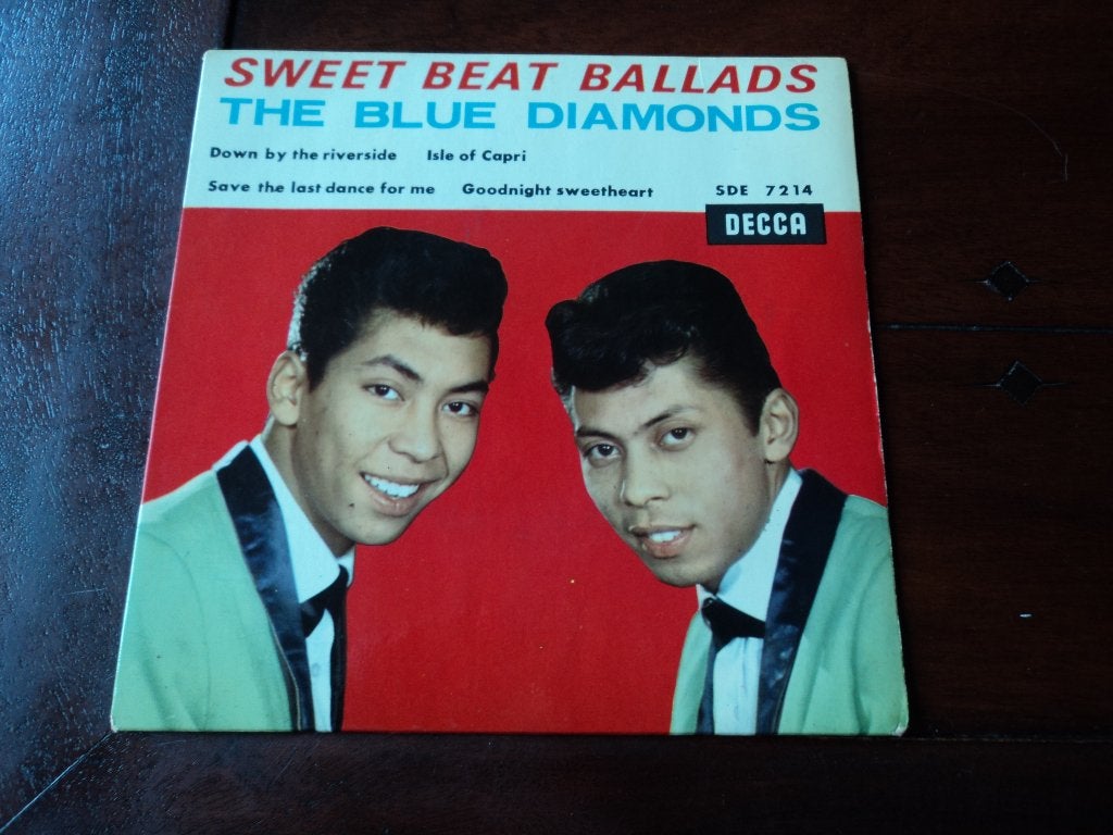 The Blue diamonds: Sweet beat ballads EP!, Cd's en Dvd's, Beschermende buitenhoes, Gebruikt, 7 inch, Ophalen of Verzenden