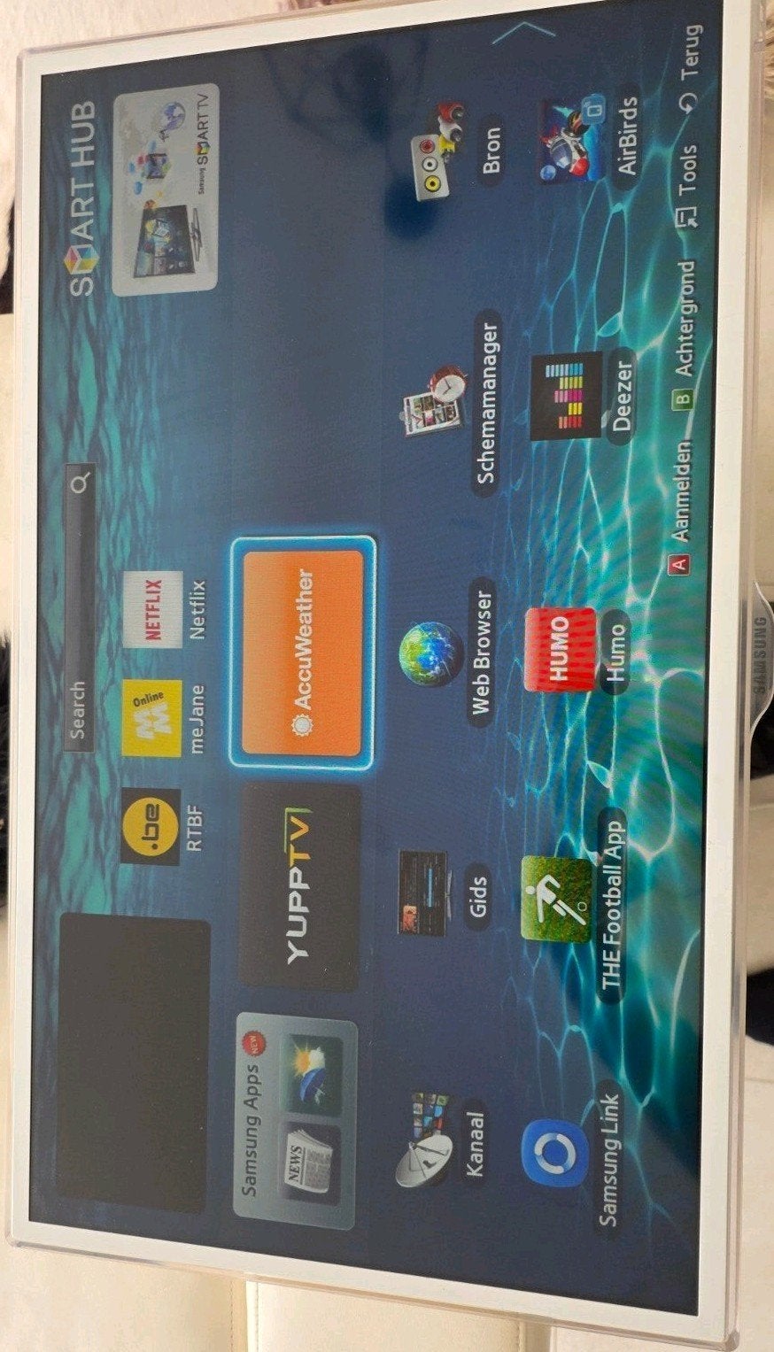 SAMSUNG 4K SMART TV 32 INCH ALS NIEUW WEGENS VERHUIS, Ophalen, Samsung, Smart TV