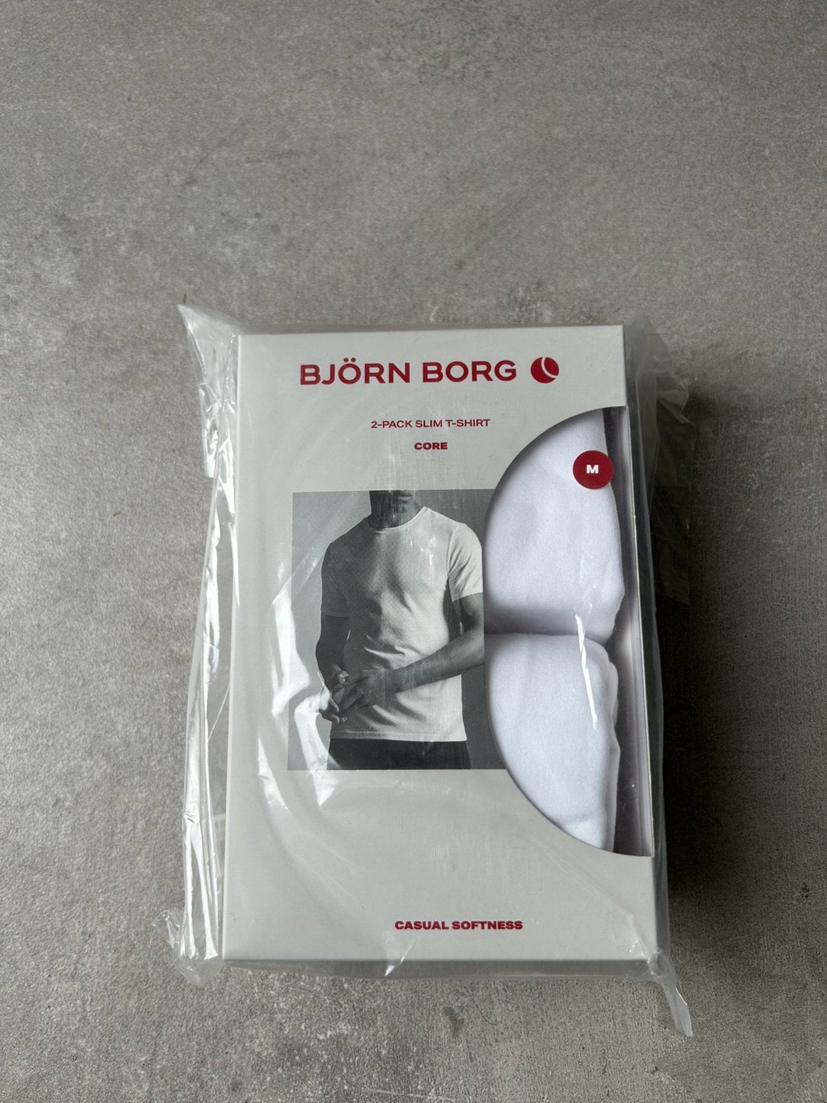 Bjorn borg - Set 2 onderhemdjes heren. Maat M. Nieuw, Kleding | Heren, Ondergoed, Ophalen of Verzenden, Wit, Hemd