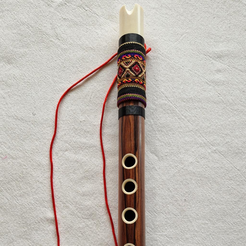 Quena Fluit uit Peru van Jacaranda Hout - Met Hoes - Nieuw, Muziek en Instrumenten, Blaasinstrumenten | Overige, Verzenden, Nieuw
