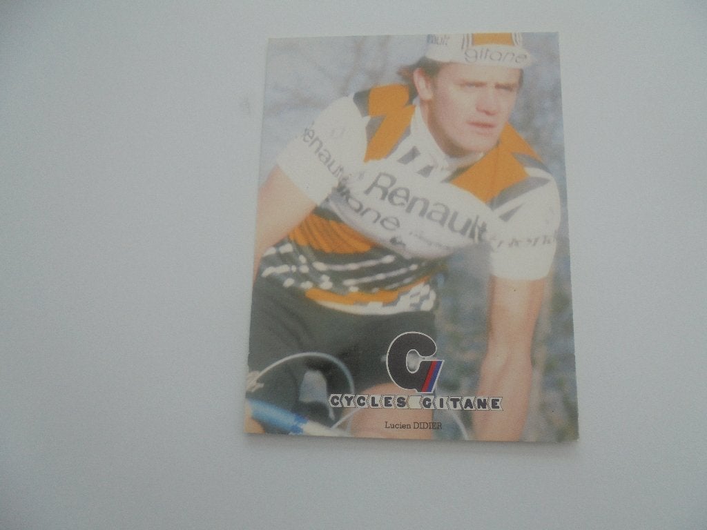 wielrenner - lucien didier, Verzamelen, Ophalen of Verzenden, 1980 tot heden, Zo goed als nieuw, Foto