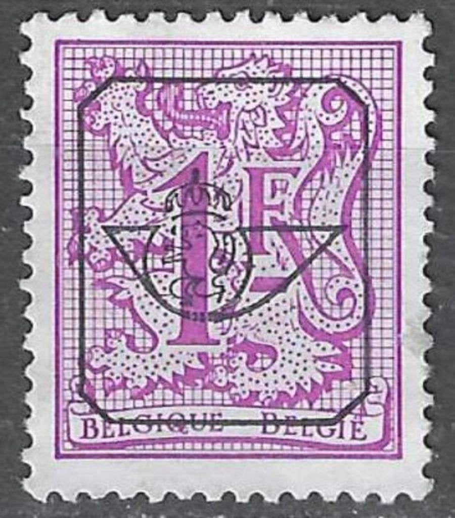 Belgique 1977 - OBP 800pre - Lion héraldique - 1 F. (ZG), Envoi, Non oblitéré, Sans gomme