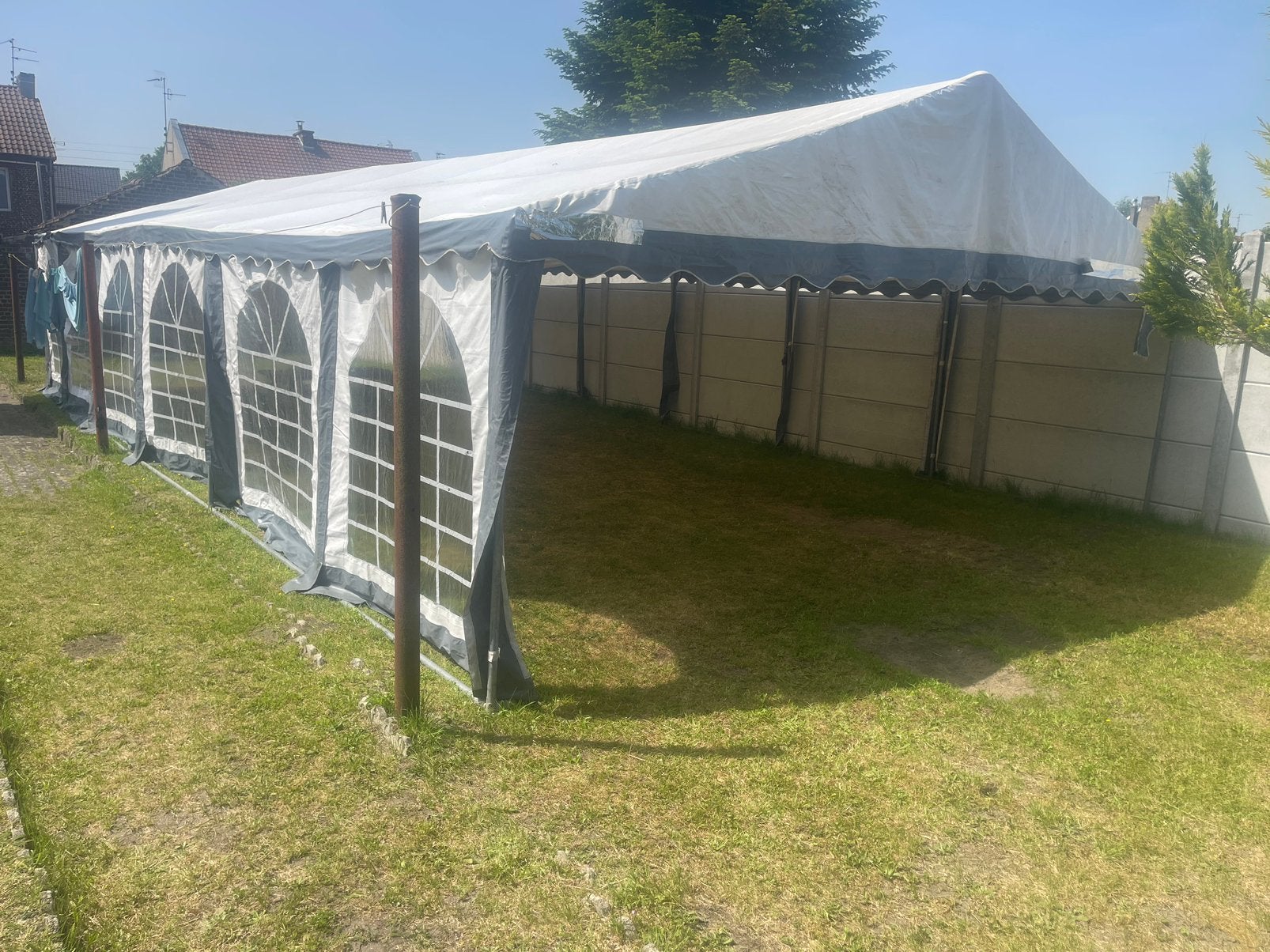 Chapiteau tonnelle 6m sur 12m, Jardin & Terrasse, Enlèvement ou Envoi, Comme neuf