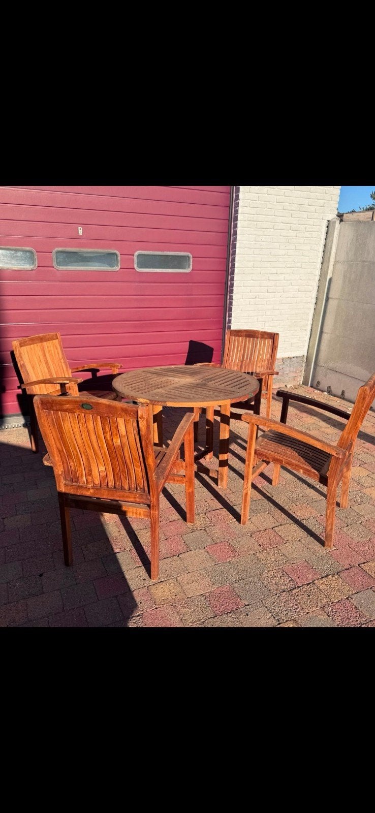 Teak meubels, Tuin en Terras, Ophalen