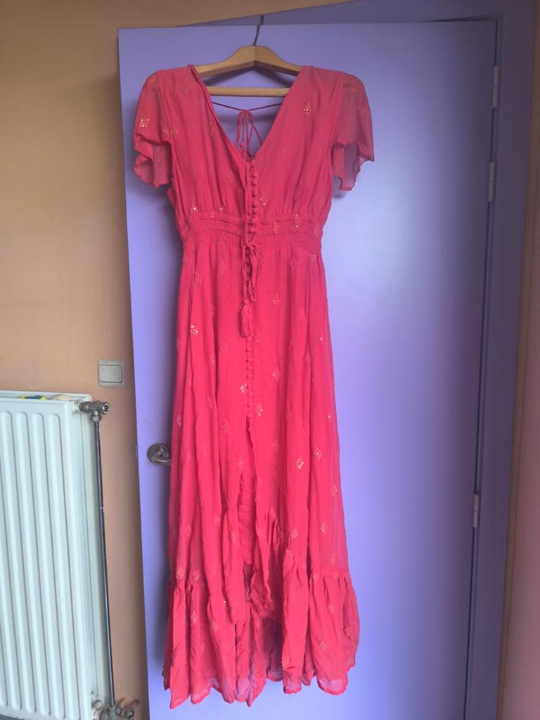 Ibiza boho jurk maat one size maat m/l, Ophalen of Verzenden, Maat 38/40 (M)