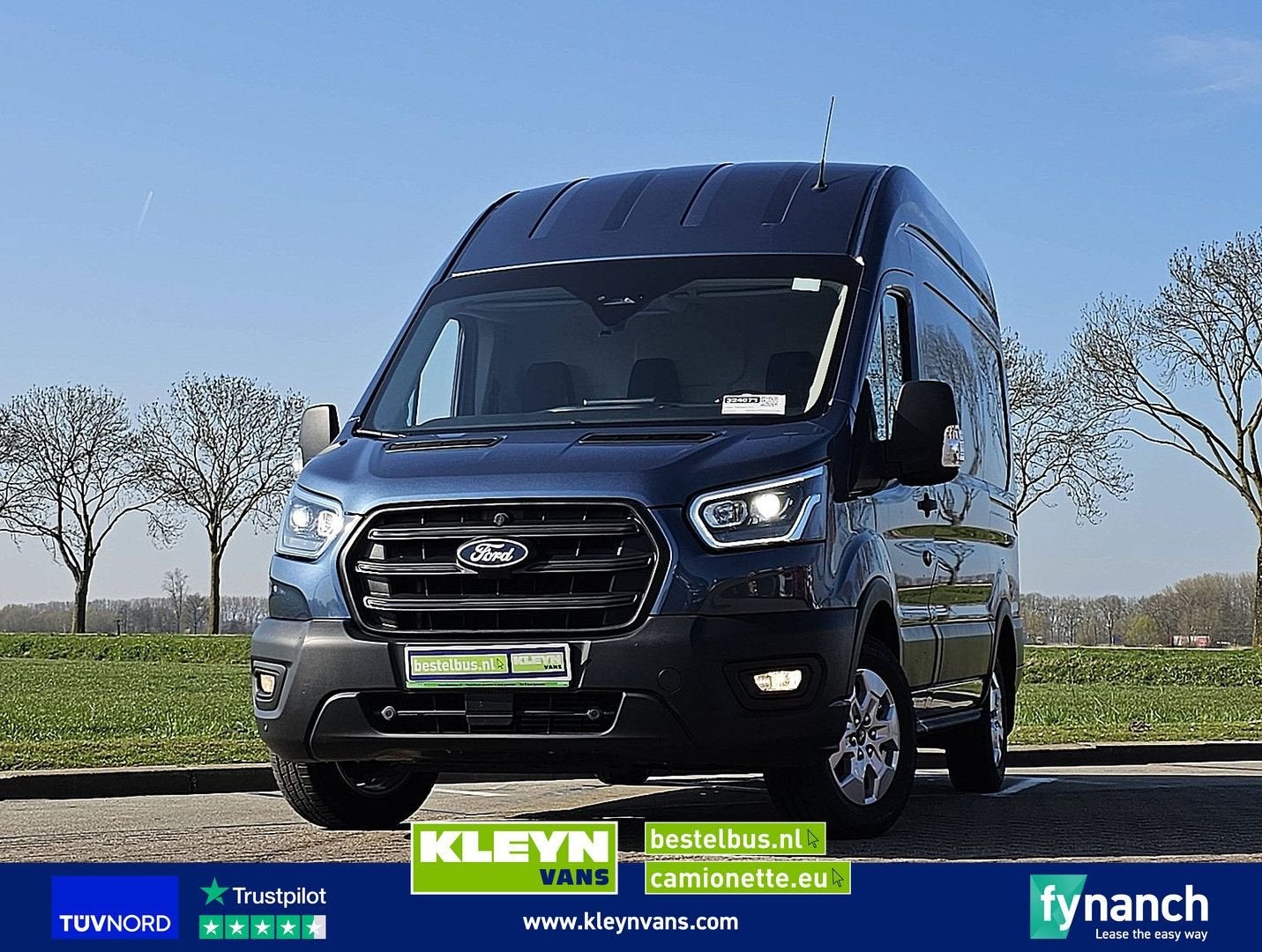 Ford TRANSIT 2.0 L2H3 Xenon CarPlay!, Auto's, Blauw, Bedrijf, Ford, Te koop