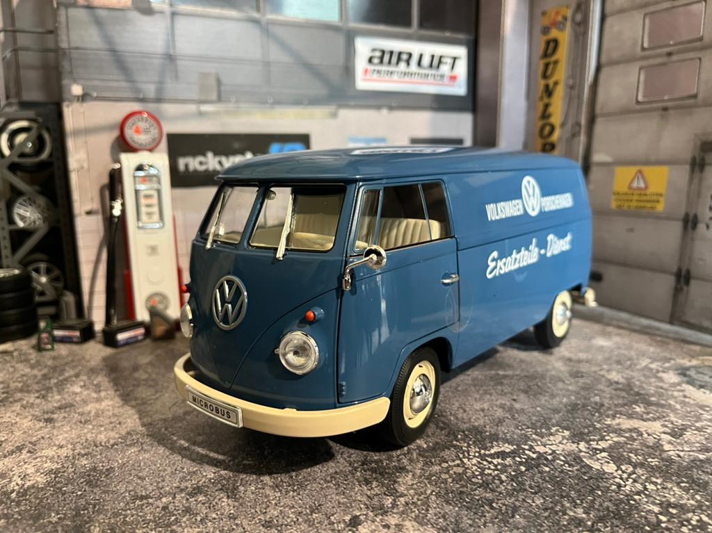 1:18 Volkswagen T1 combi - neuf dans sa boite, Enlèvement ou Envoi, Comme neuf, Voiture, Welly