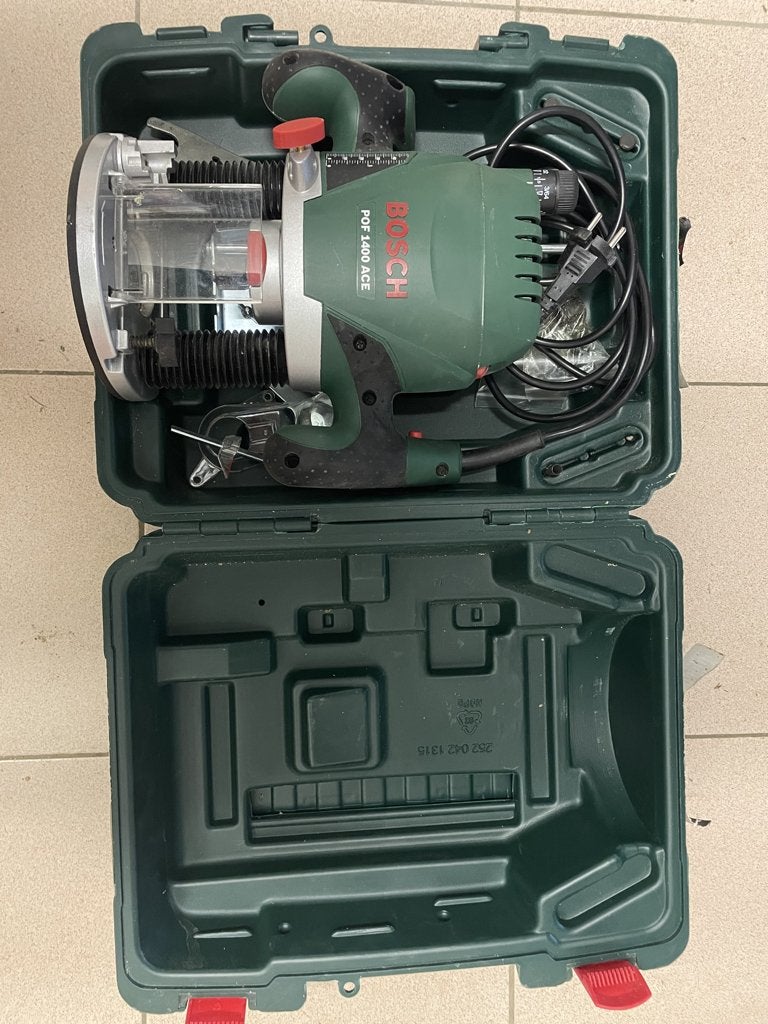 Défonceuse Bosch POF 1400 ACE, Doe-het-zelf en Bouw, Gereedschap | Freesmachines, Ophalen, Gebruikt, Overige soorten, BOSCH