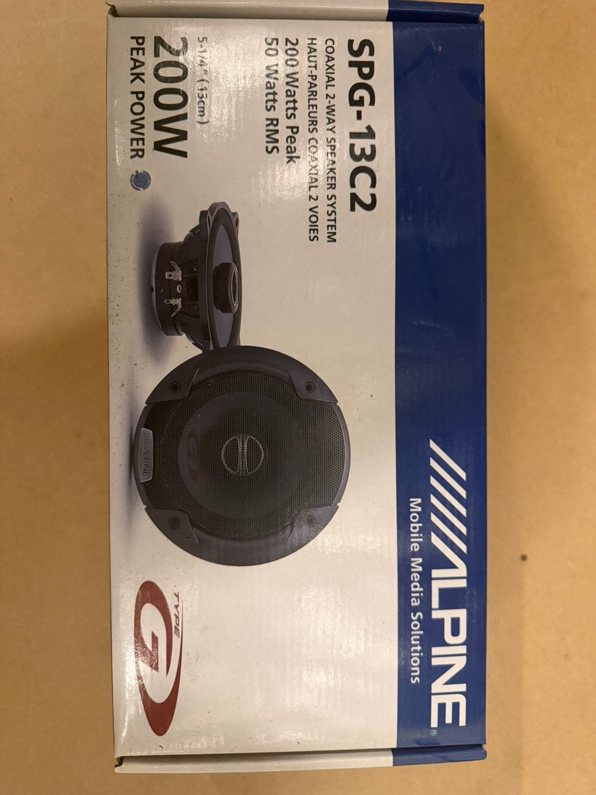 Alpine autoboxen, Auto diversen, Autospeakers, Ophalen of Verzenden, Nieuw