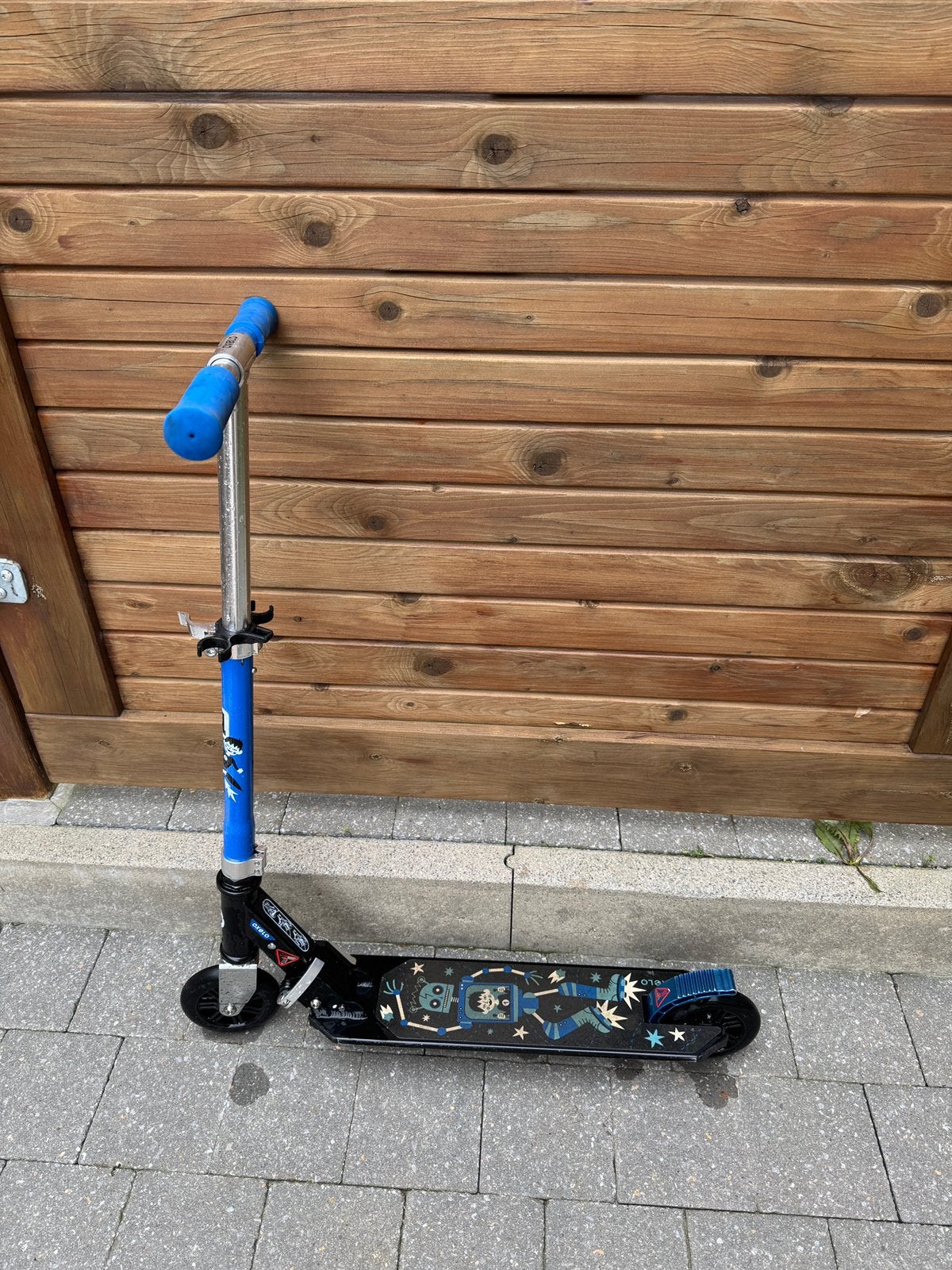 Trottinette garcon bleue jongens step, Ophalen, Zo goed als nieuw